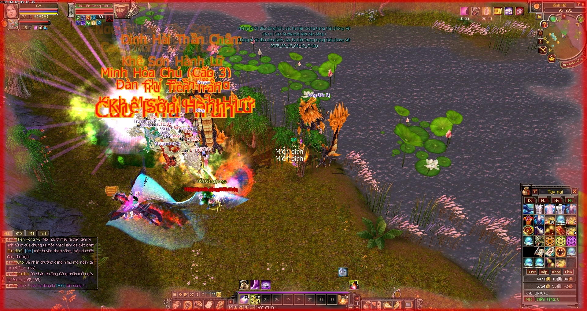 Săn Boss Kính Hồ